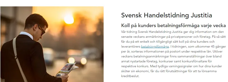 svensk handelstidning justitia